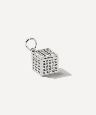 Marla Aaron Sterling Silver All Screen Box Charm