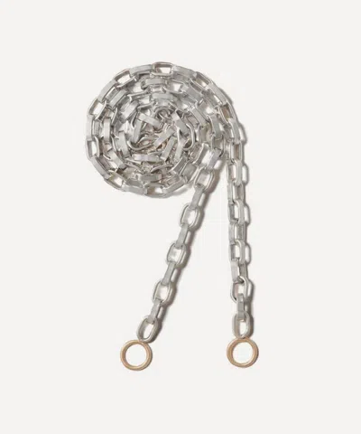 Marla Aaron Sterling Silver Biker Chain Necklace