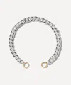 Marla Aaron Sterling Silver Rolling Curb Chain Bracelet In Gold