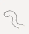 Marla Aaron Sterling Silver Rolling Curb Chain Necklace In Silver