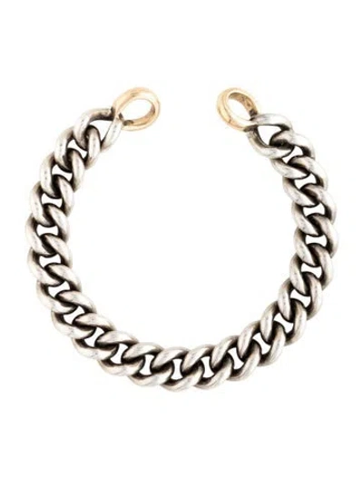 Pre-owned Marla Aaron Two-tone Minimega Bracelet In Multicolor
