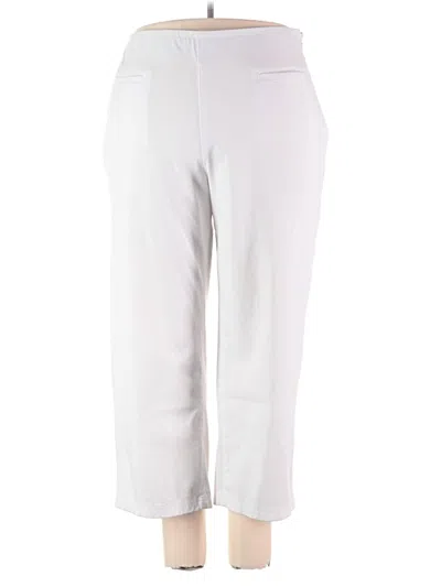 Pre-owned Marla Wynne Active Pants In White