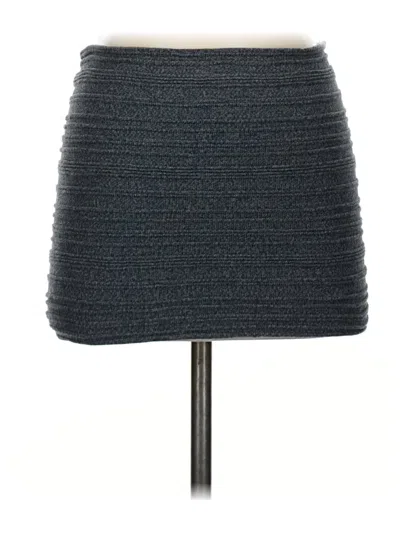 Pre-owned Marla Wynne Casual Skirt In Gray
