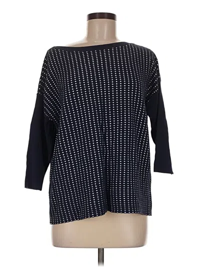 Pre-owned Marla Wynne Pullover Sweater In Blue