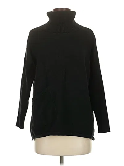 Pre-owned Marla Wynne Turtleneck Sweater In Black