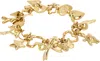 Marland Backus Charm Bracelet In Gold