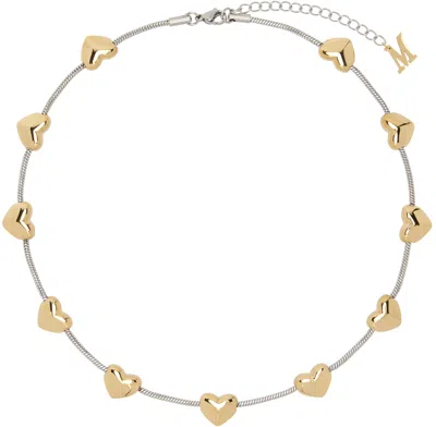 Marland Backus Gold Lil Heart Necklace