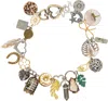Marland Backus Multicolor Relic Charm Necklace In Multi