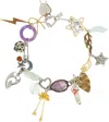 Marland Backus Multicolor Trinket Charm Necklace In Multi