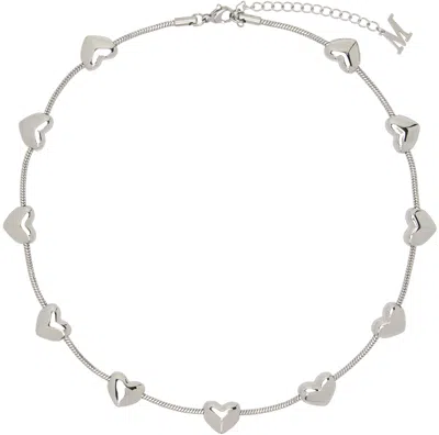 Marland Backus Silver Lil Heart Necklace