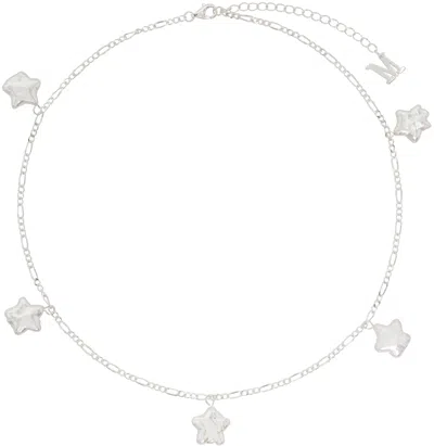 Marland Backus Silver Seeing Stars Necklace In Sterling Silver