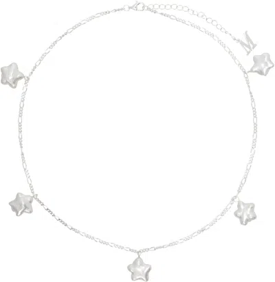 Marland Backus Silver Seeing Stars Necklace In Sterling Silver