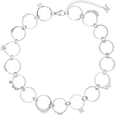 Marland Backus Ssense Exclusive Silver Ring Necklace