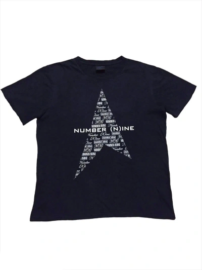 Pre-owned Marlboro X Number N Ine Vintage Number (n) Ine X Marlboro Star Logo T Shirt In Black