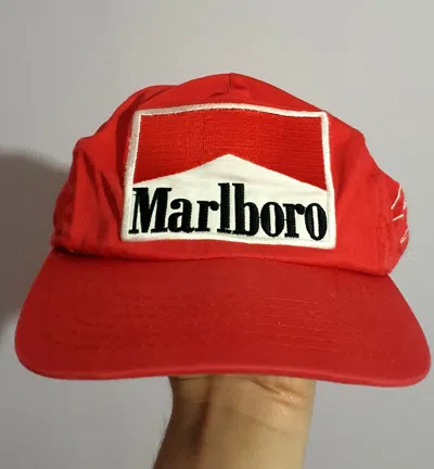 Pre-owned Marlboro X Racing Vintage Marlboro Racing 90's Hat In Red