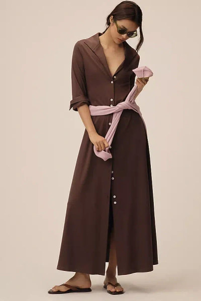 Marle Foundation Maxi Dress In Brown