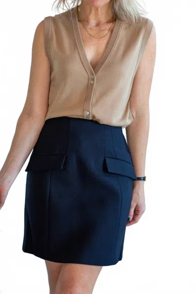 Marle Foundations Vest In Almond In Neutral