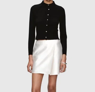Marle Piper Skirt In Ivory In Silver