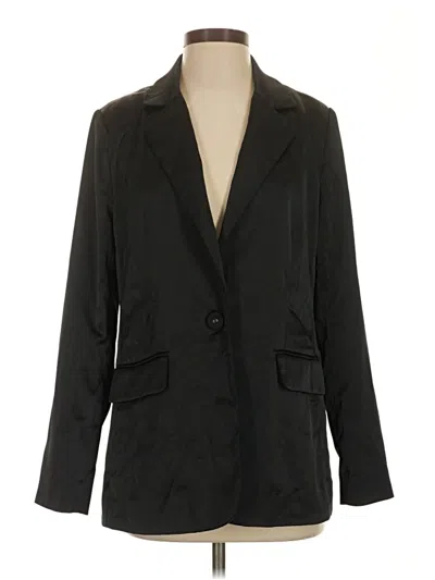 Pre-owned Marled Blazer Jacket In Black