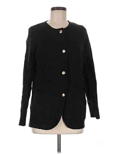 Pre-owned Marled By Reunited Blazer Jacket In Black