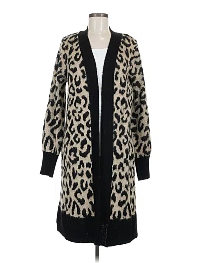 Pre-owned Marled By Reunited Cardigan Sweater In Black