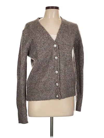 Pre-owned Marled By Reunited Cardigan Sweater In Brown