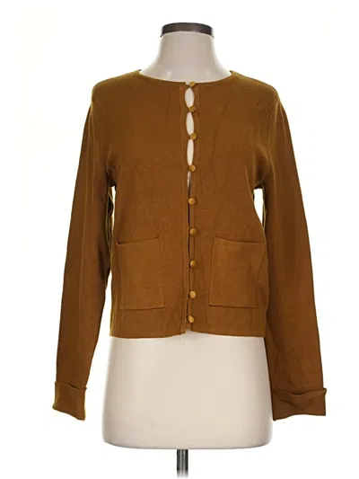 Pre-owned Marled By Reunited Cardigan Sweater In Brown