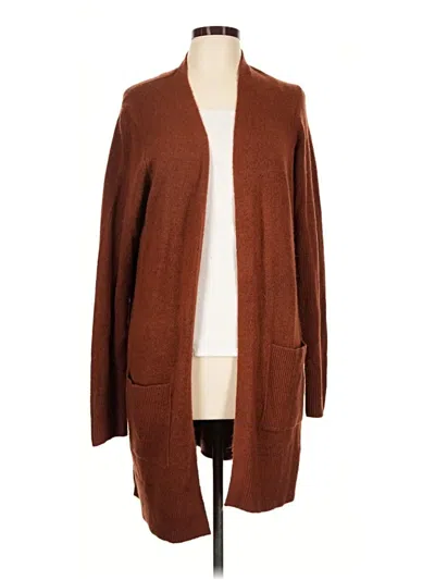 Pre-owned Marled By Reunited Cardigan Sweater In Brown