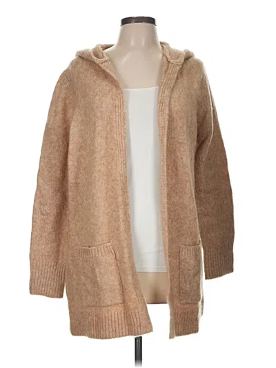 Pre-owned Marled By Reunited Cardigan Sweater In Tan