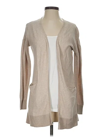 Pre-owned Marled By Reunited Cardigan Sweater In Tan