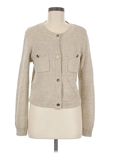 Pre-owned Marled By Reunited Cardigan Sweater In Tan