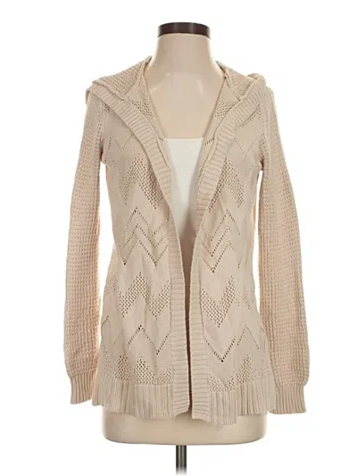 Pre-owned Marled By Reunited Cardigan Sweater In Tan