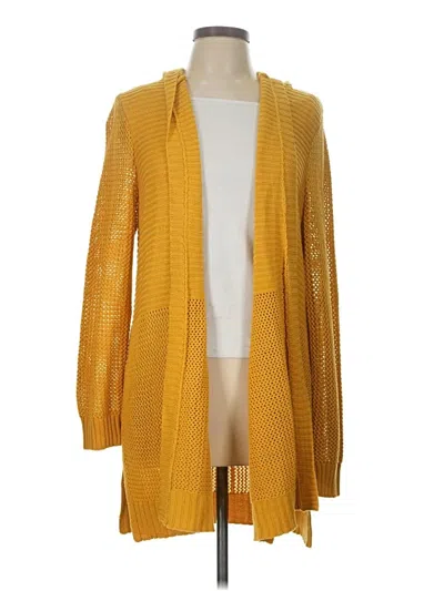 Pre-owned Marled By Reunited Cardigan Sweater In Yellow