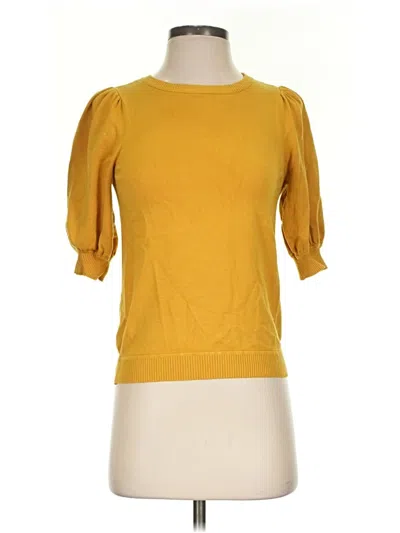 Pre-owned Marled By Reunited Cardigan Sweater In Yellow
