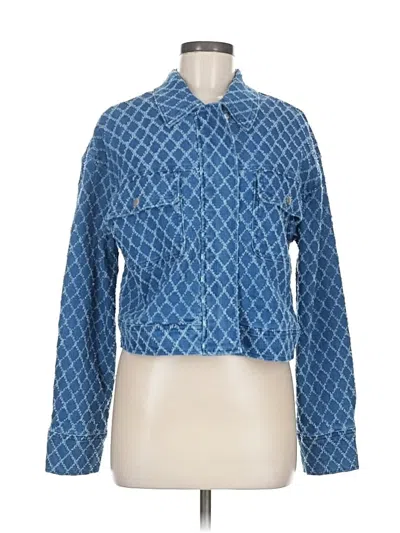 Marled By Reunited Denim Jacket In Blue