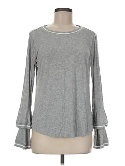Pre-owned Marled By Reunited Long Sleeve T-shirt In Gray