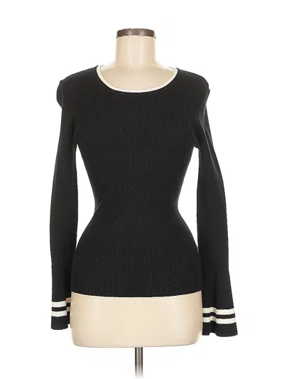 Pre-owned Marled By Reunited Pullover Sweater In Black