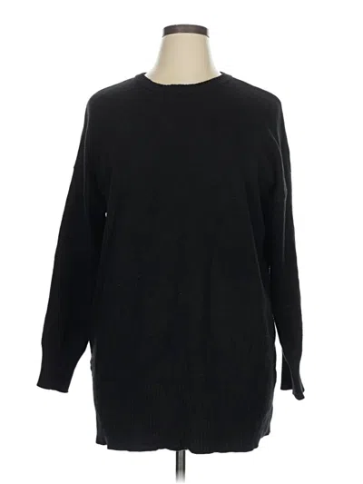 Pre-owned Marled By Reunited Pullover Sweater In Black
