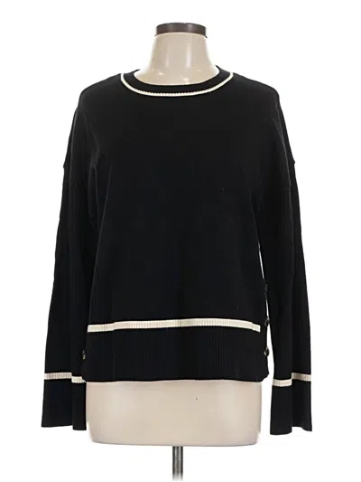 Pre-owned Marled By Reunited Pullover Sweater In Black