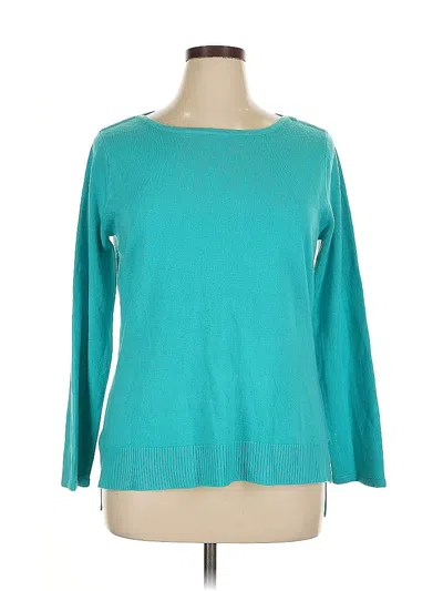 Pre-owned Marled By Reunited Pullover Sweater In Blue