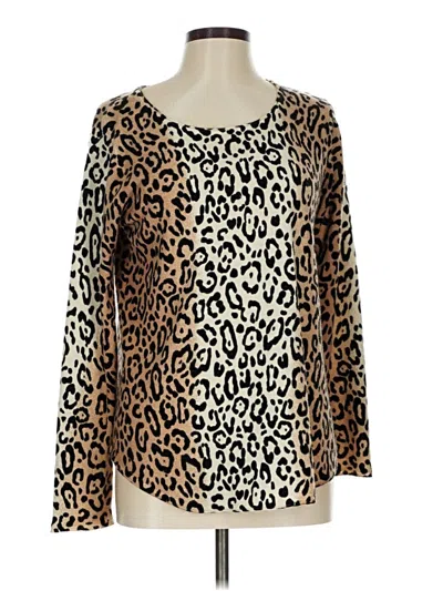 Pre-owned Marled By Reunited Pullover Sweater In Brown
