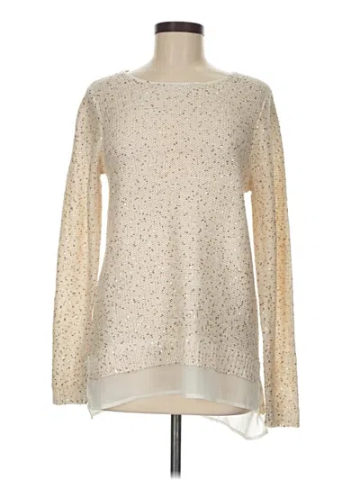 Pre-owned Marled By Reunited Pullover Sweater In Gold