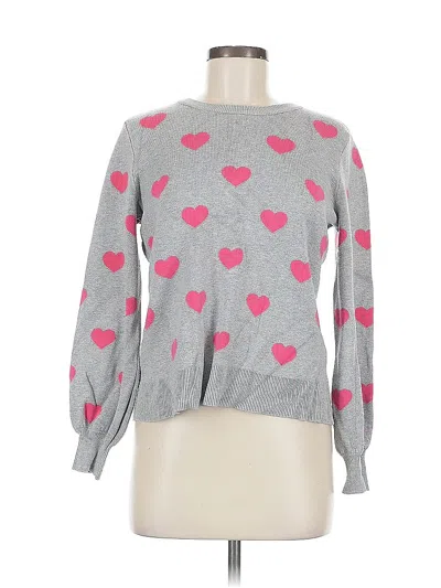 Pre-owned Marled By Reunited Pullover Sweater In Gray