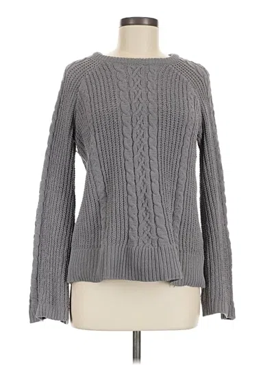 Pre-owned Marled By Reunited Pullover Sweater In Gray