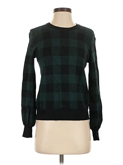 Pre-owned Marled By Reunited Pullover Sweater In Green