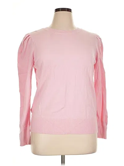 Pre-owned Marled By Reunited Pullover Sweater In Pink