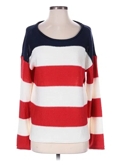 Pre-owned Marled By Reunited Pullover Sweater In Red