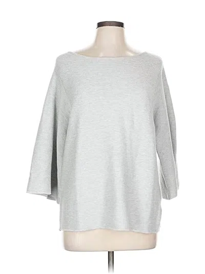 Pre-owned Marled By Reunited Pullover Sweater In Silver