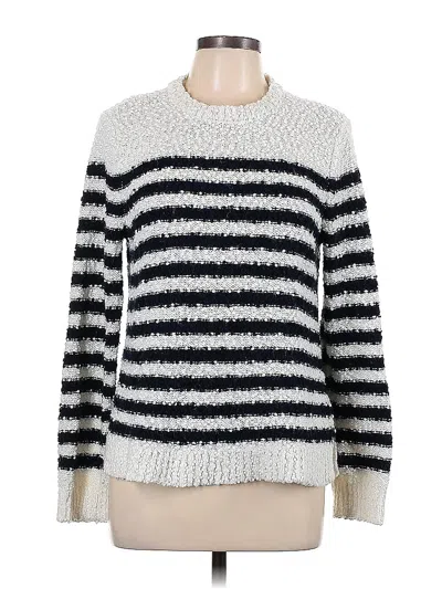 Pre-owned Marled By Reunited Pullover Sweater In Silver