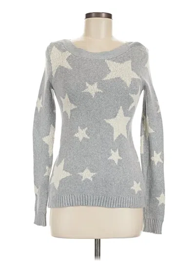 Pre-owned Marled By Reunited Pullover Sweater In Silver